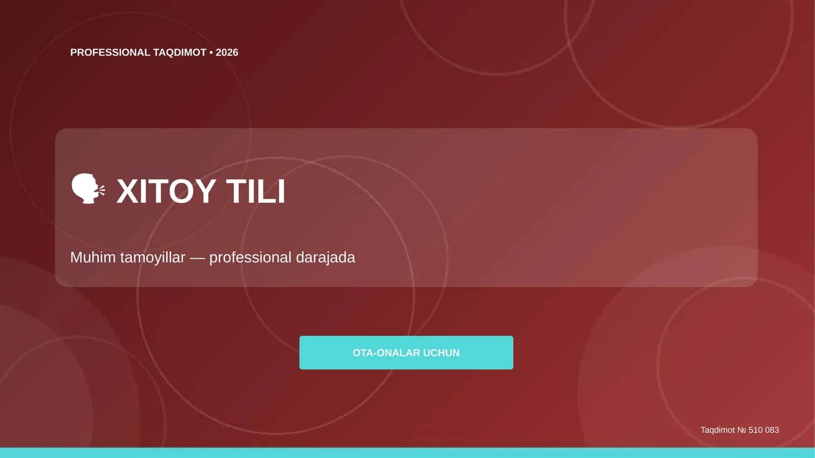 Xitoy tili: muhim tamoyillar (professional darajada) [ota-onalar uchun] 1