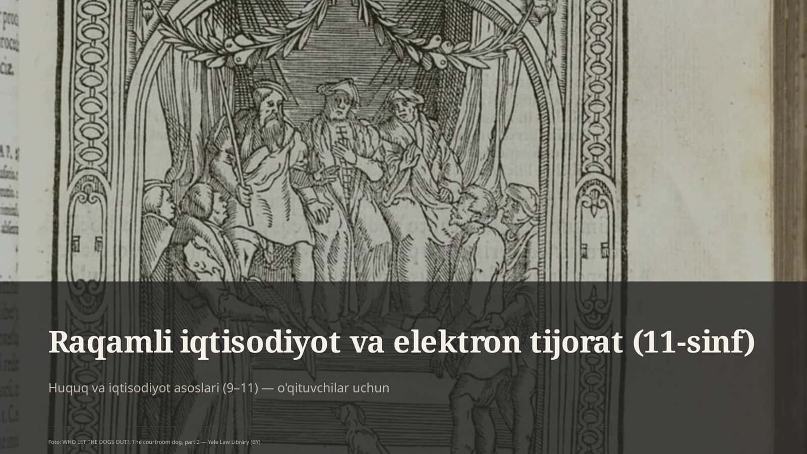 Raqamli iqtisodiyot va elektron tijorat (11-sinf) 1