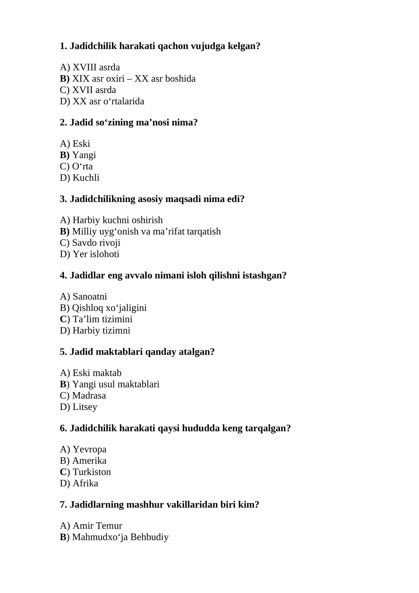 Jadidchilik harakati 1