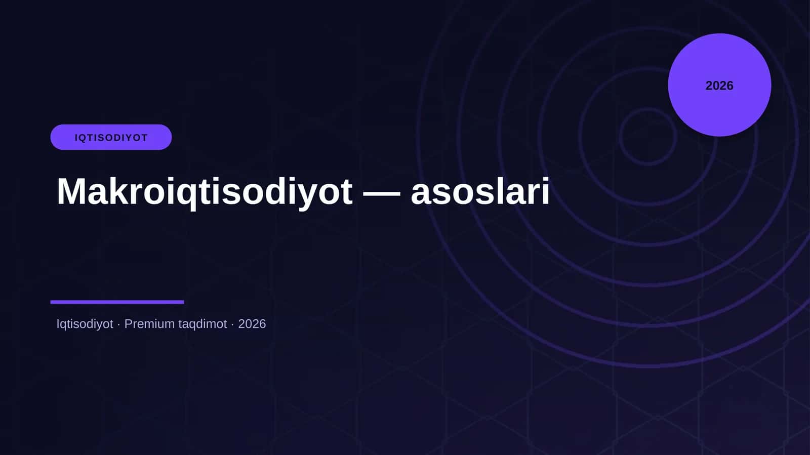 Makroiqtisodiyot — asoslari 1