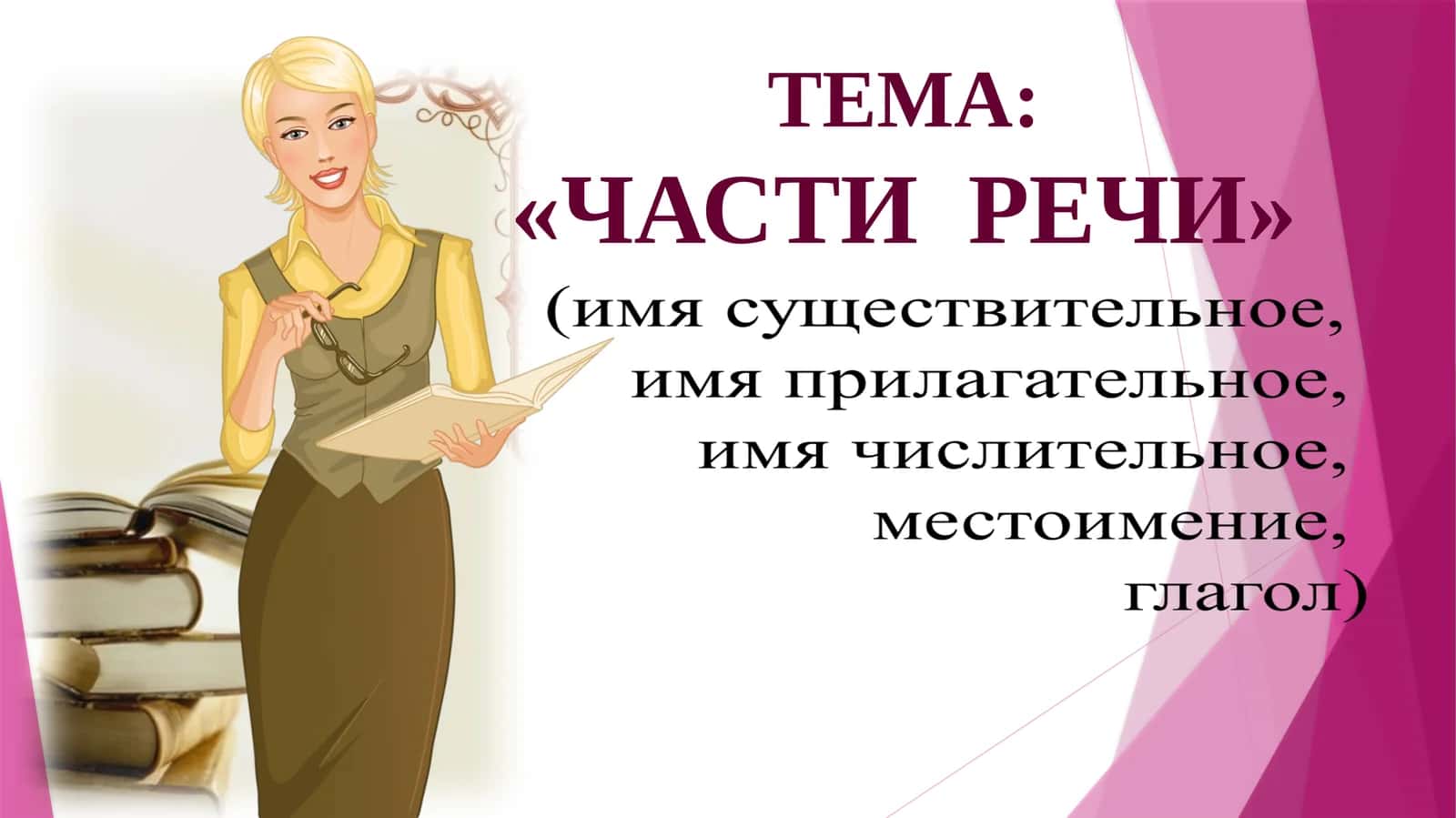 ЧАСТИ РЕЧИ 1