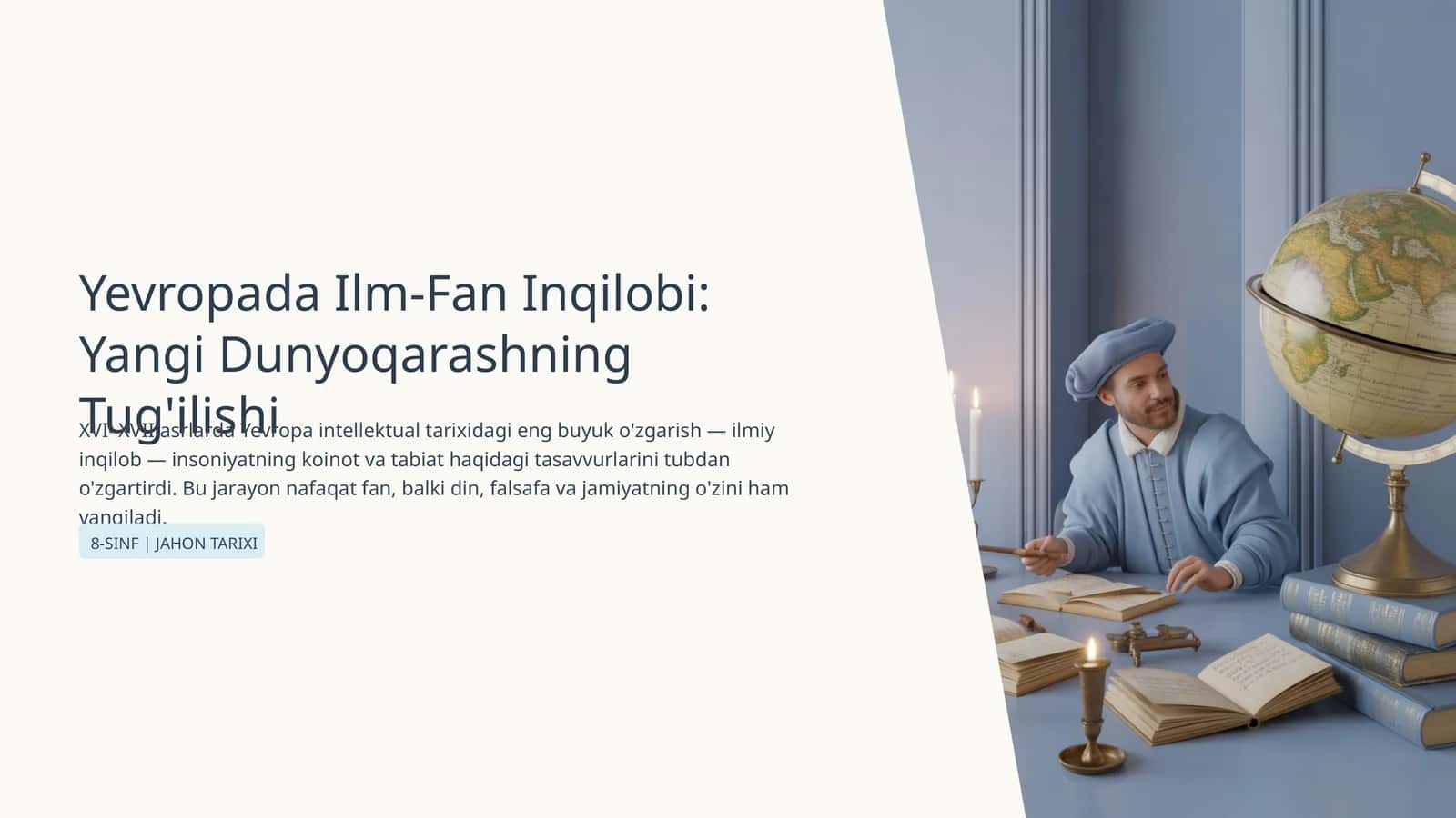 Yevropada Ilm-Fan Inqilobi: Yangi Dunyoqarashning Tug'ilishi 1