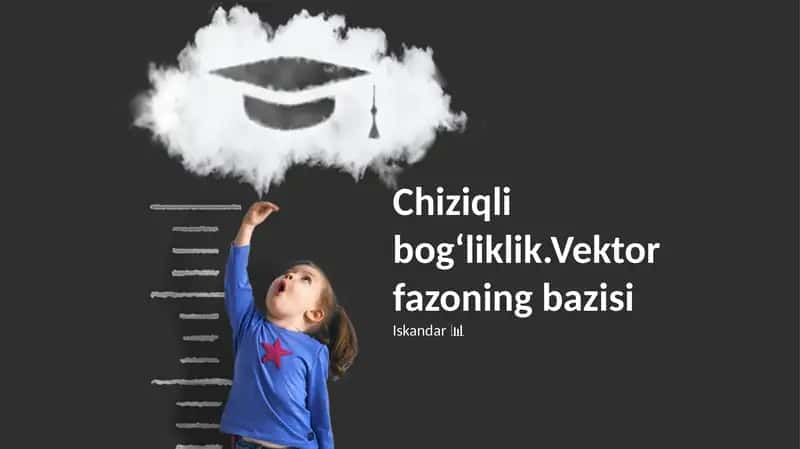 Vektor Fazosining O'lchami 1