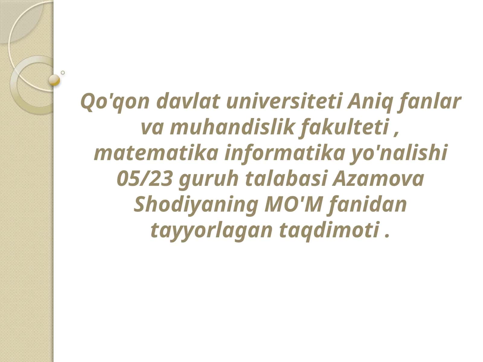 Kompleks sonlar va ular ustida amallar 1