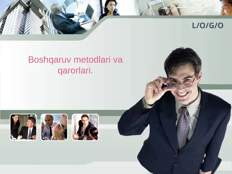 Boshqaruv metodlari va qarorlari 1