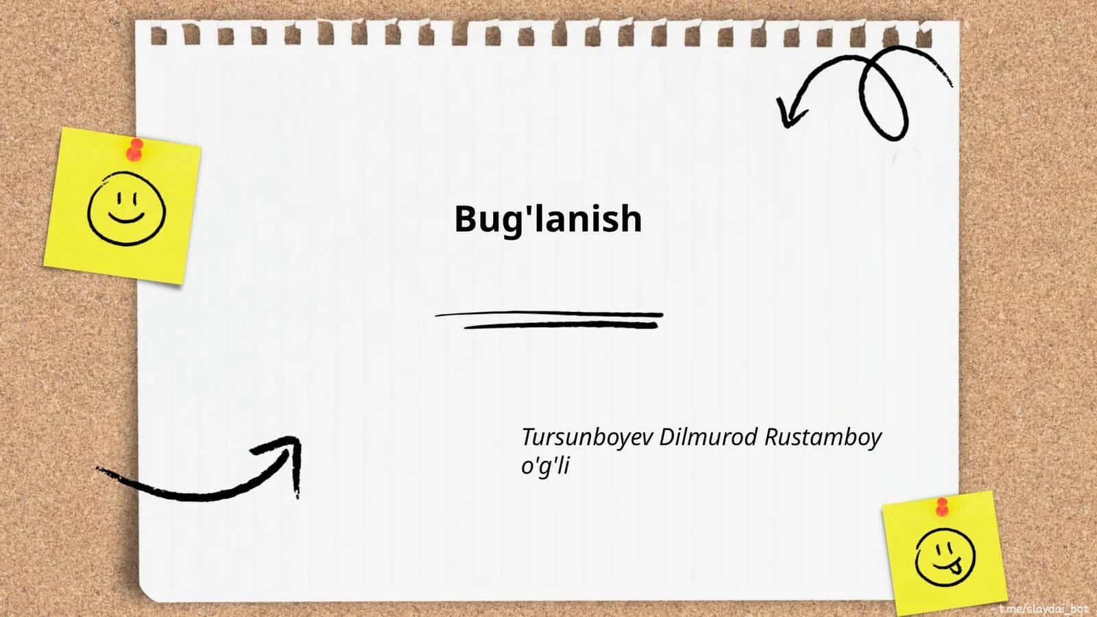 Bug'lanish 1
