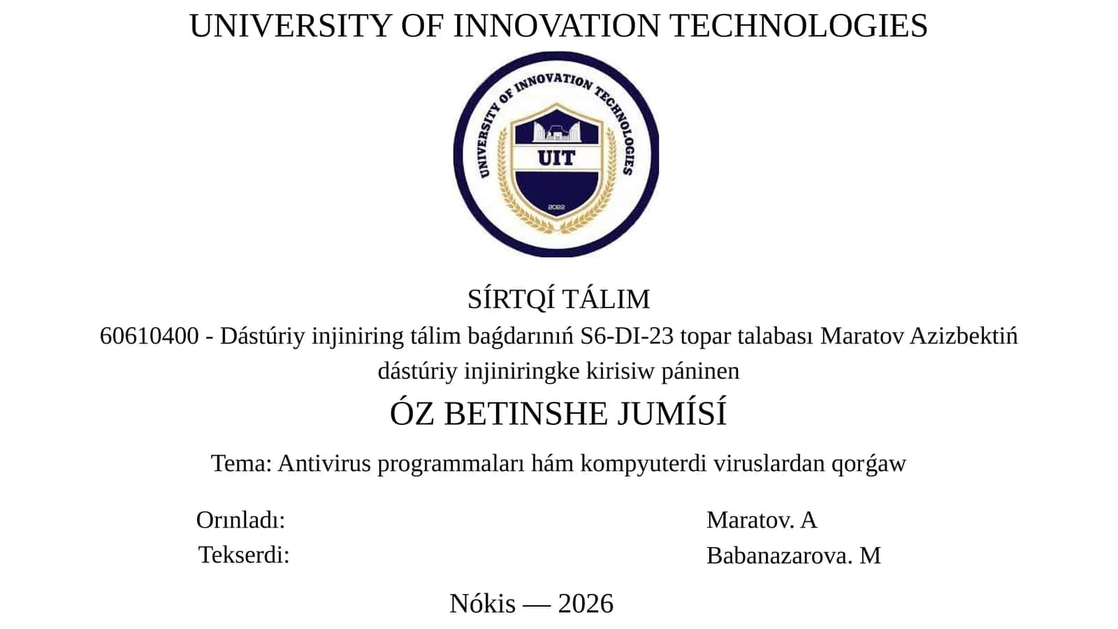 Antivirus programmalari ham kompyuter viruslaridan qorg'ov 1