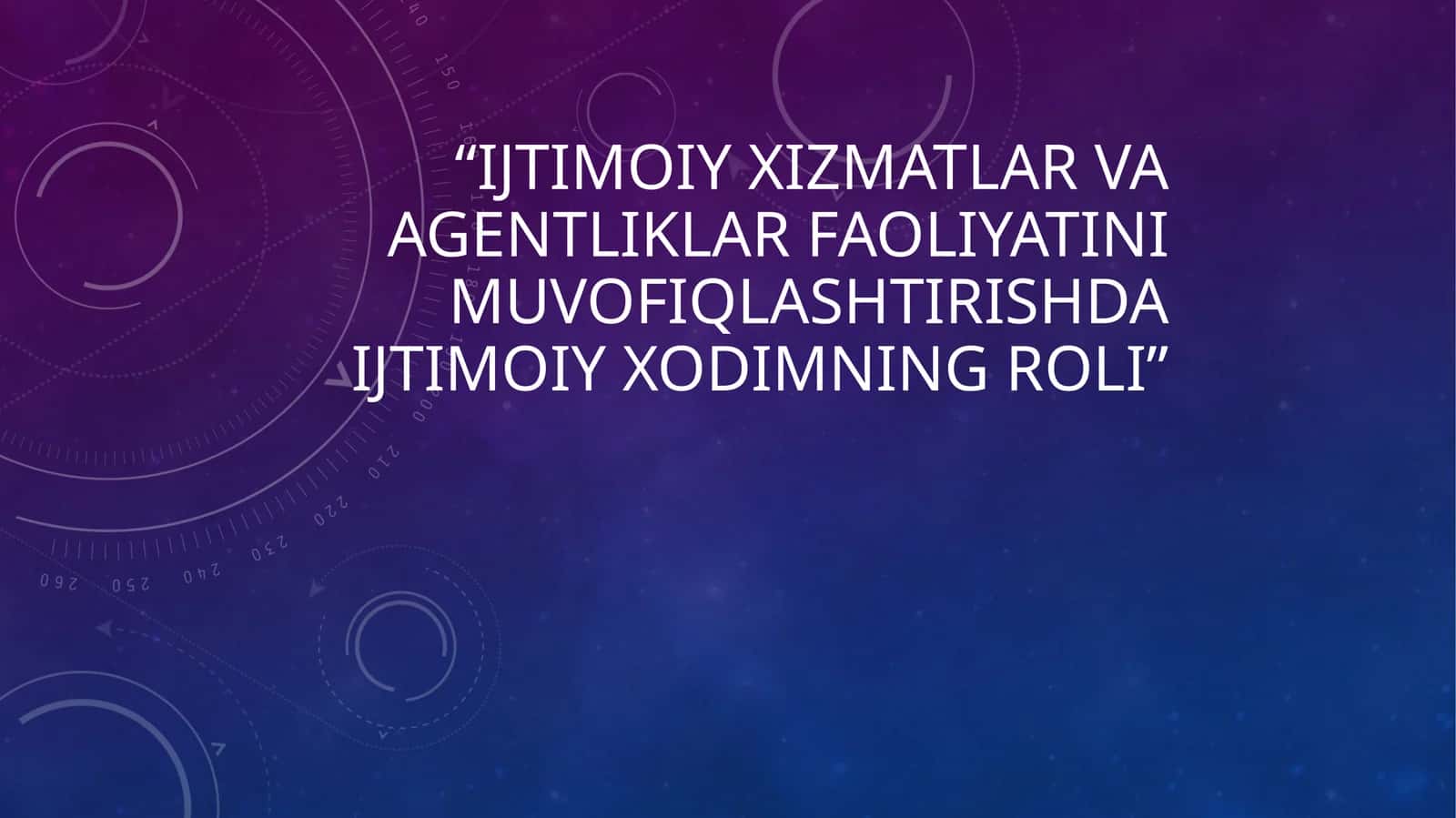 Ijtimoiy xizmatlar va agentliklar faoliyatini muvofiqlashtirishda ijtimoiy xodimning roli 1