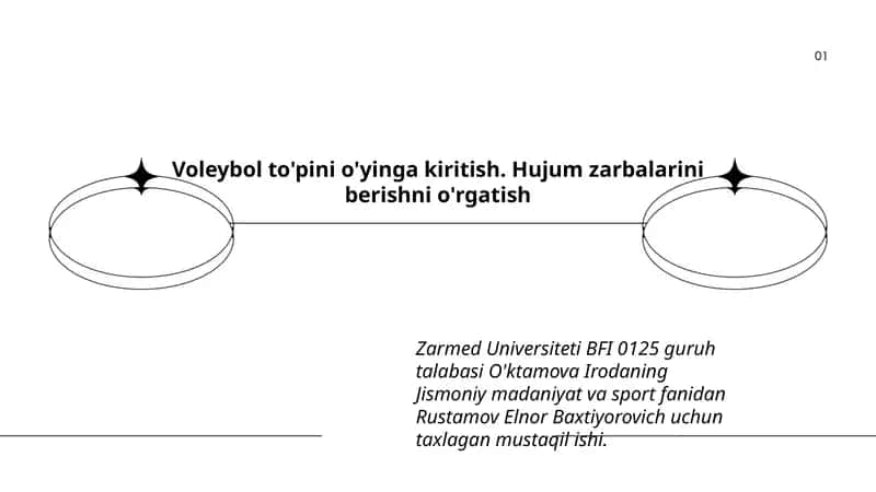Voleybol to'pini o'yinga kiritish 1