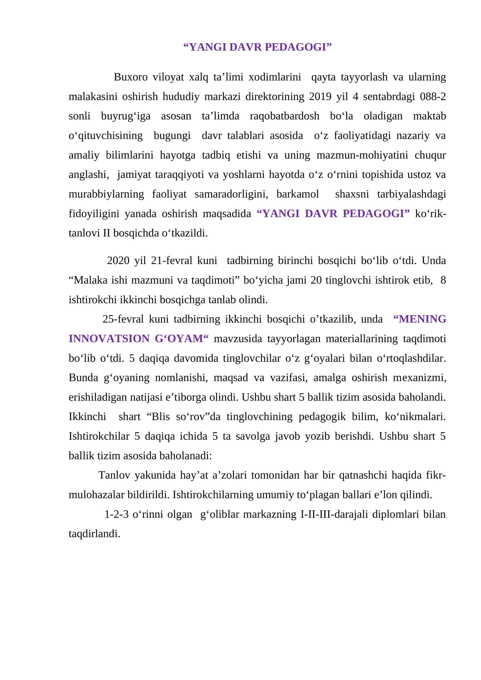 YANGI DAVR PEDAGOGI 1