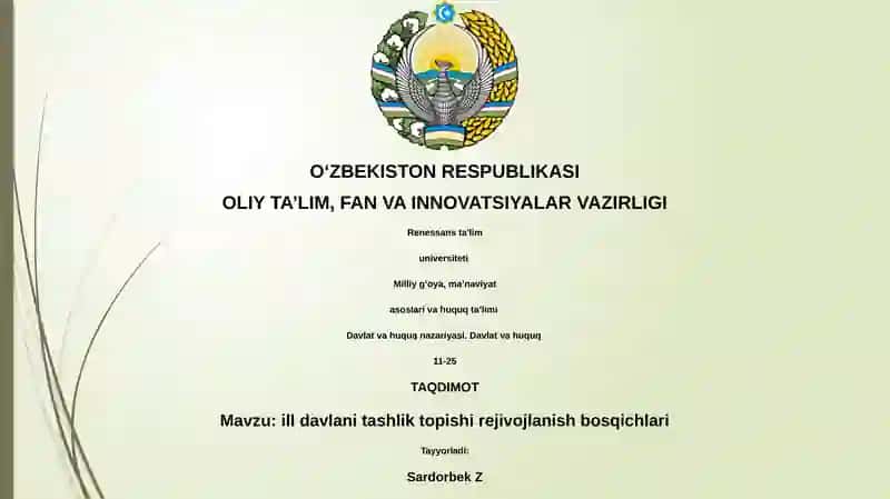 Kognitiv rivojlanishning asosiy bosqichlari 1