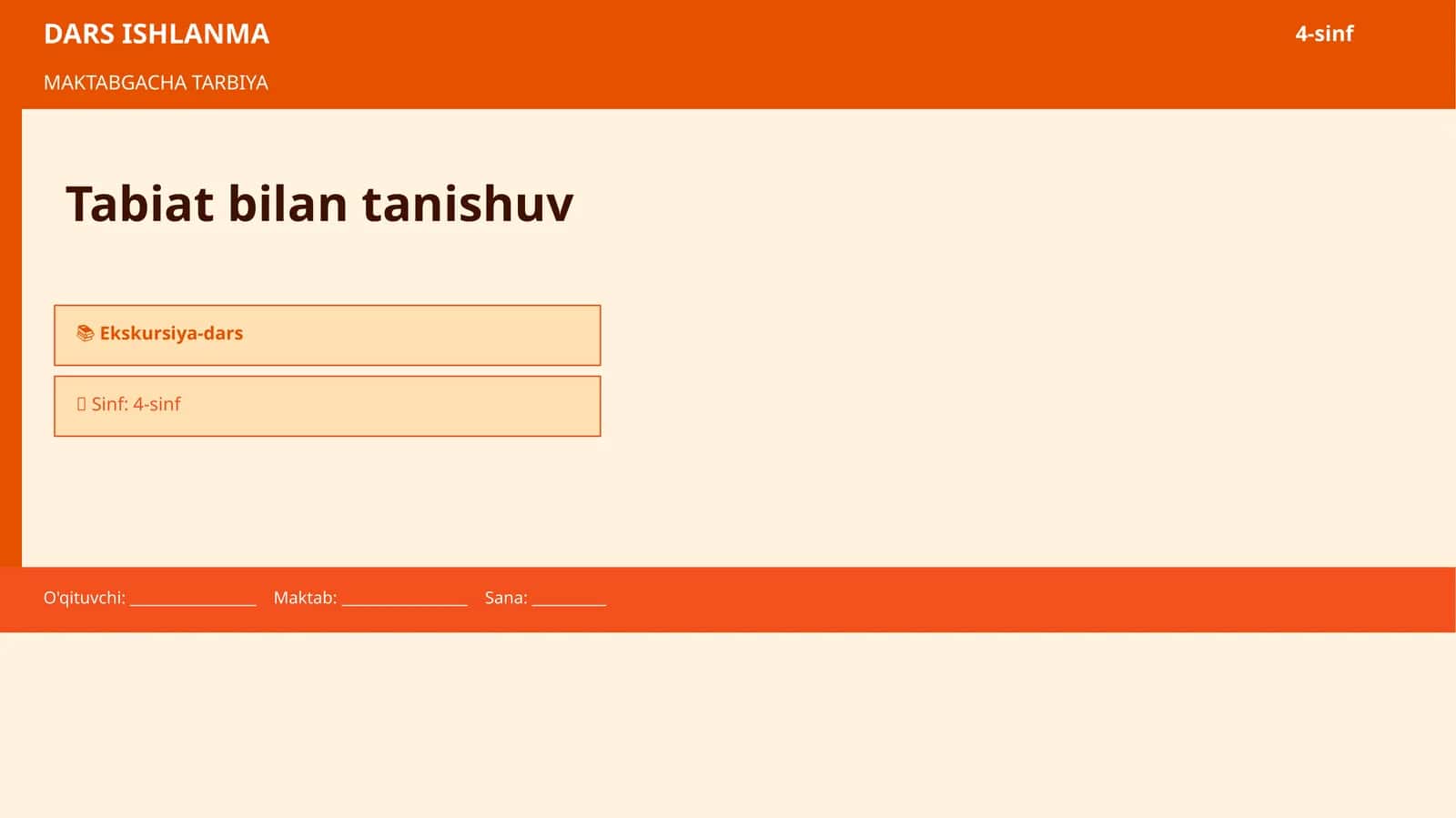 MAKTABGACHA TARBIYA 1