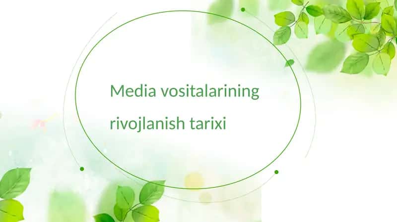 Ommaviy axborot vositalari 1