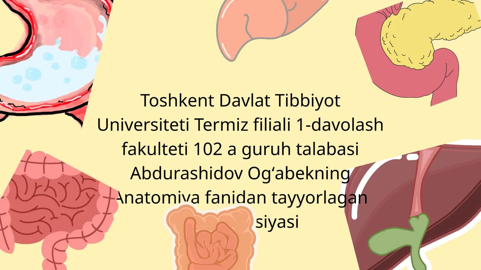 Hazm a’zolarining rentgenanatomiyasi va rivojlanish nuqsonlari 1