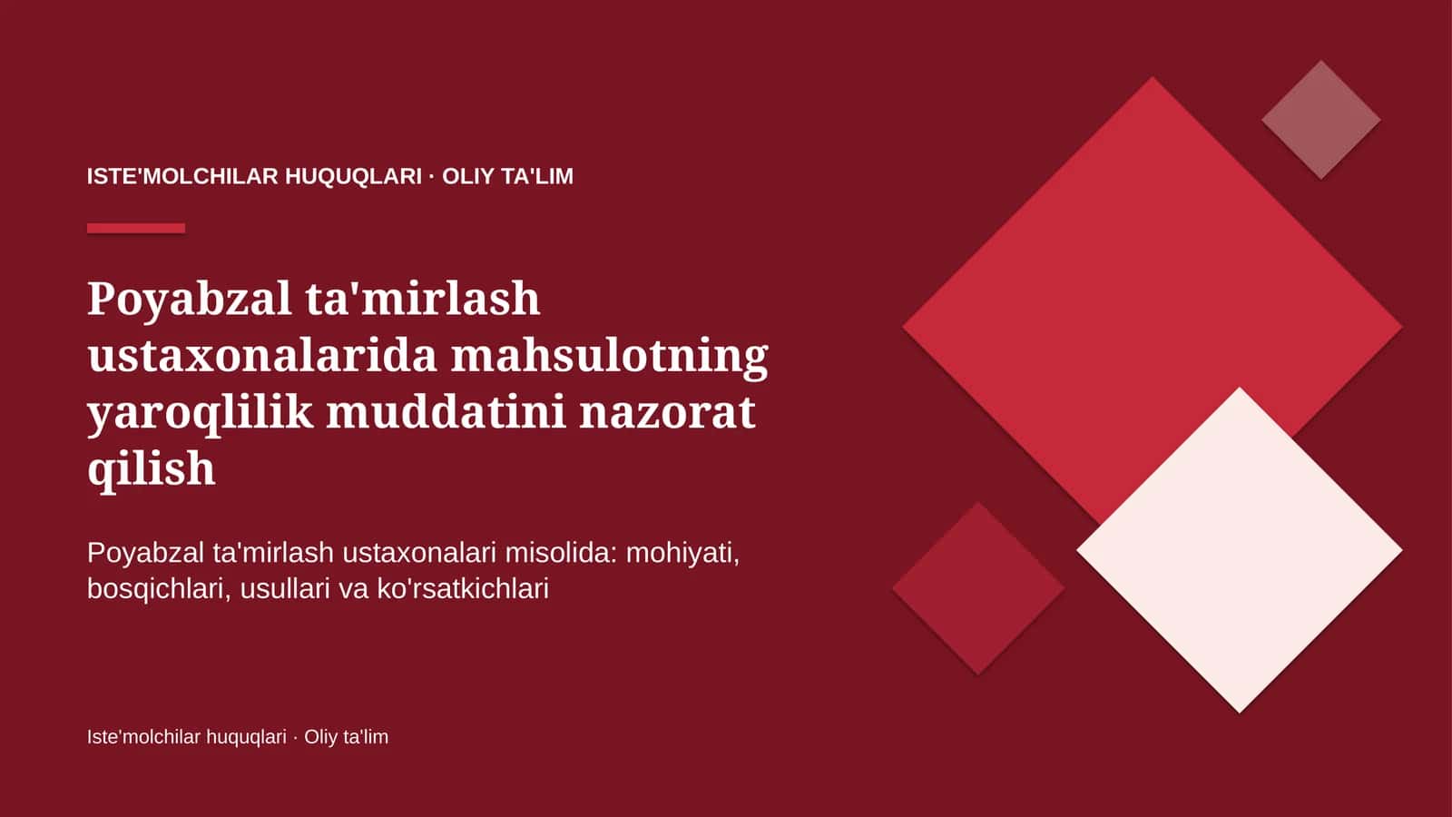 poyabzal ta'mirlash ustaxonalarida mahsulotning yaroqlilik muddatini nazorat qilish 4372 1