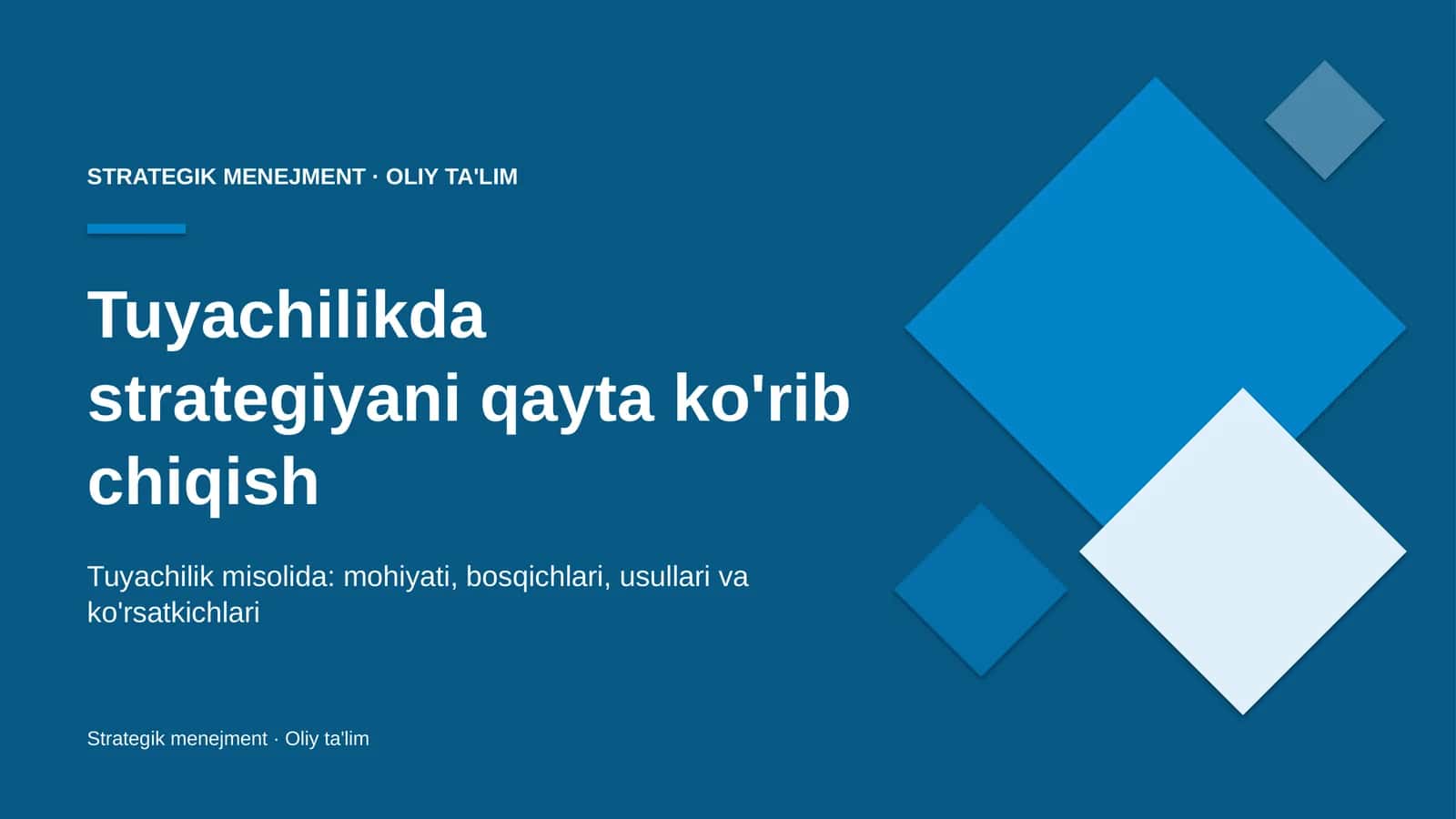 tuyachilikda strategiyani qayta ko'rib chiqish 9797 1