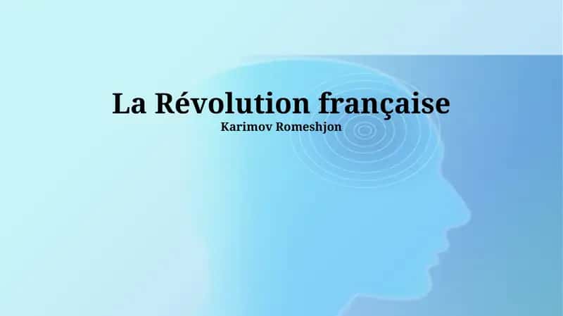 La Révolution française 1