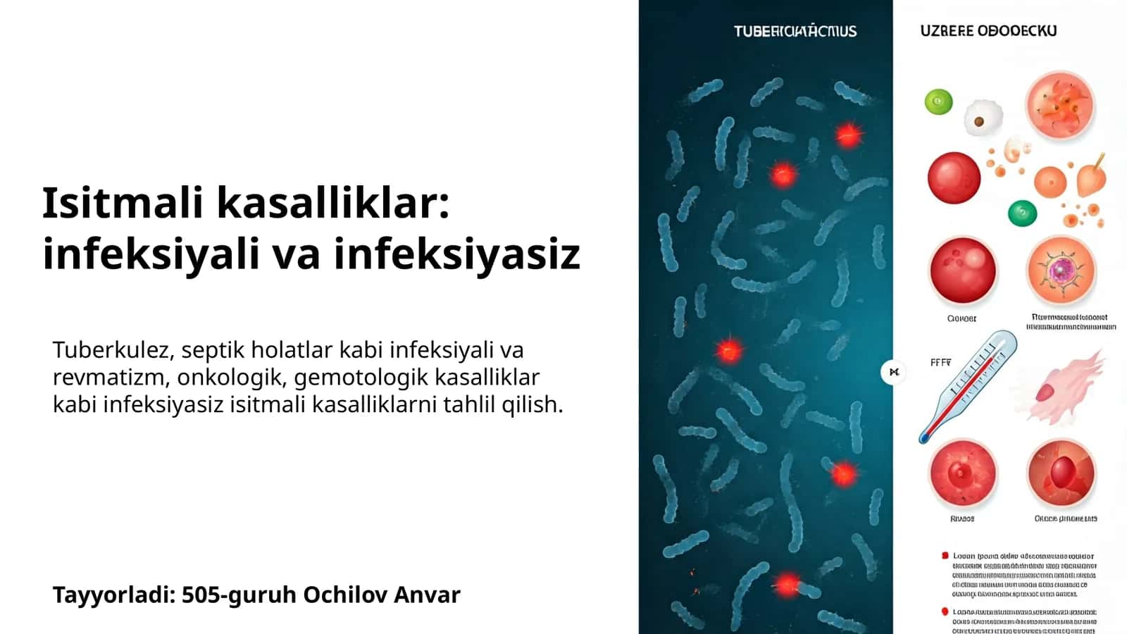 Isitmali kasalliklar: infeksiyali va infeksiyasiz 1