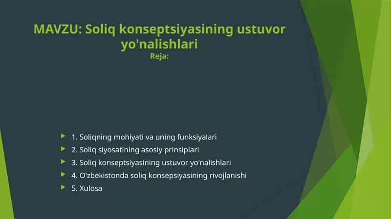 Soliq konseptsiyasi 1
