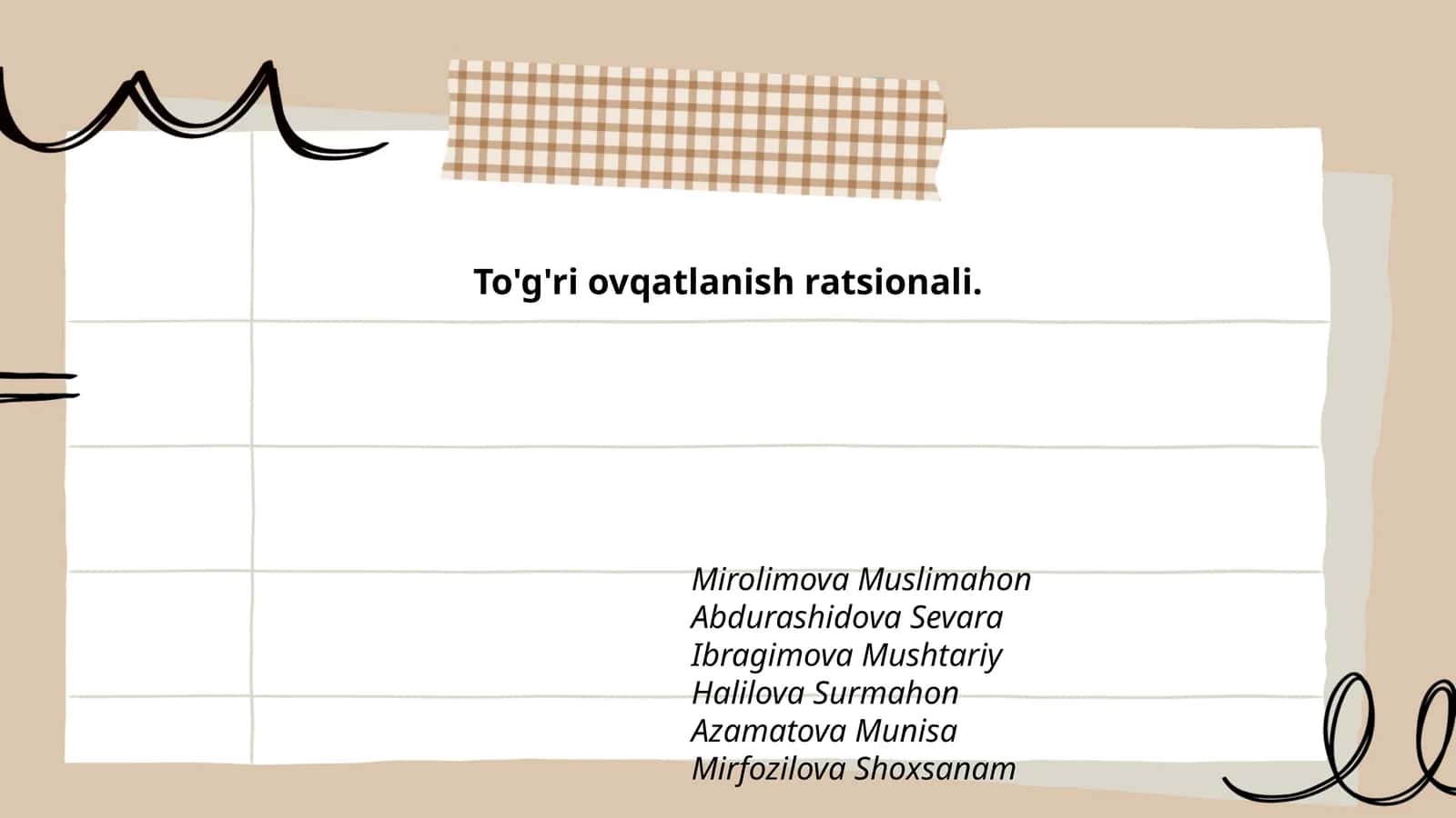 To'g'ri ovqatlanish ratsionali 1
