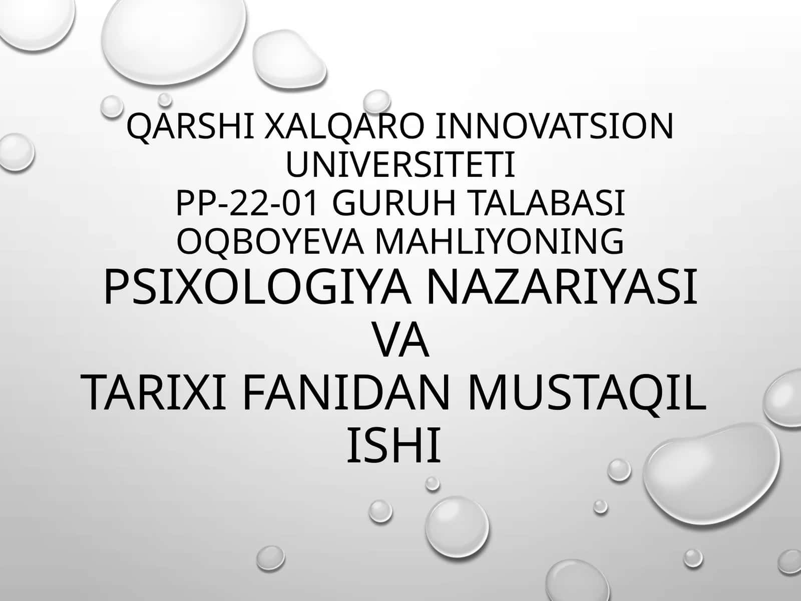 XVIII-ASR PSIXOLOGIYASIGA UMUMIY TAVSIF 1