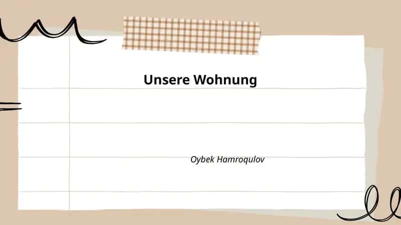 Unsere Wohnung 1