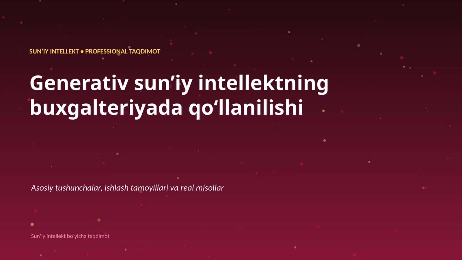 Generativ sunʼiy intellektning buxgalteriyada qoʻllanilishi 1
