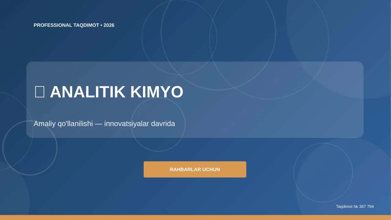 ANALITIK KIMYO 1