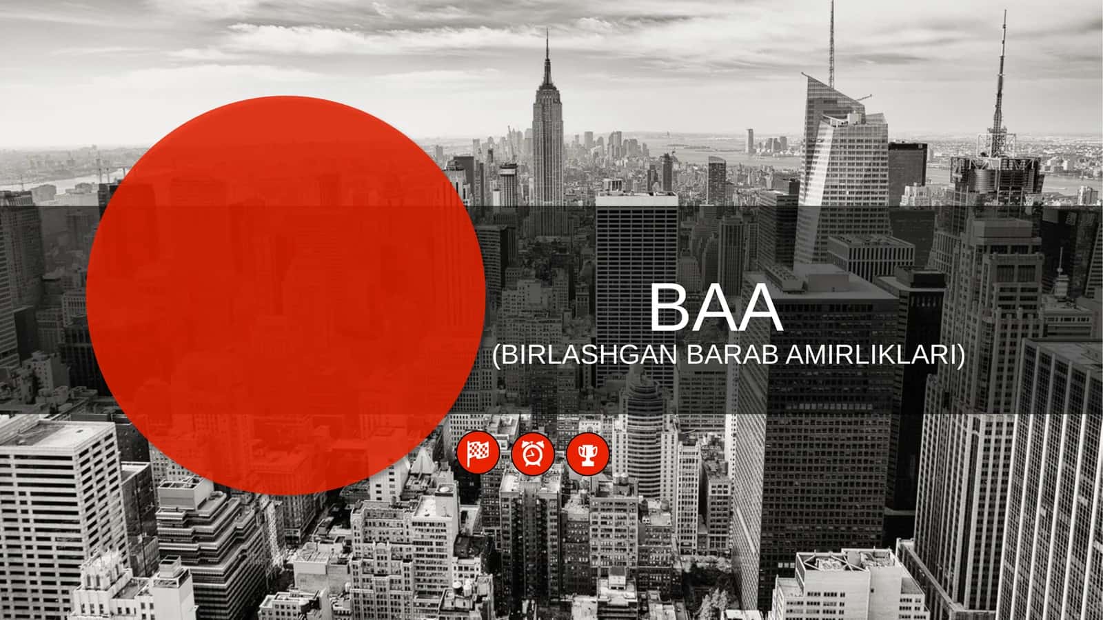BAA (BIRLASHGAN BARAB AMIRLIKLARI) GERBI BAYROG’I 1