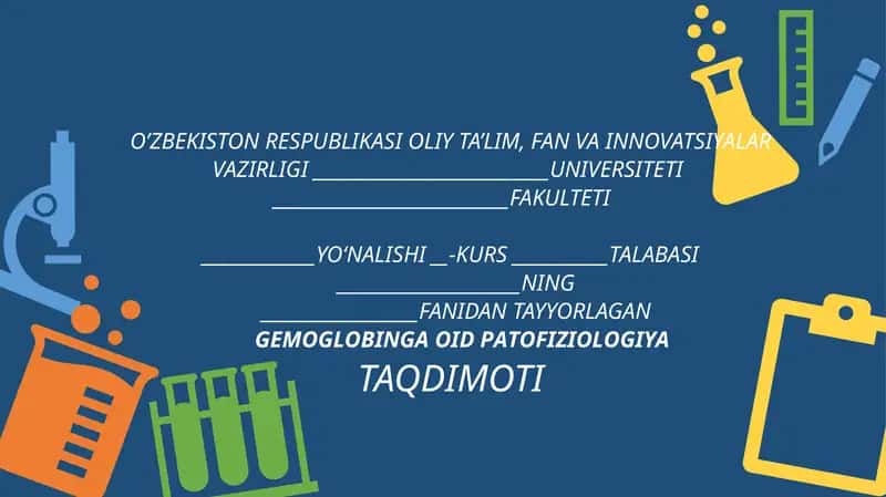 GЕMОGLОBIN HAQIDA MA'LUMOT 1