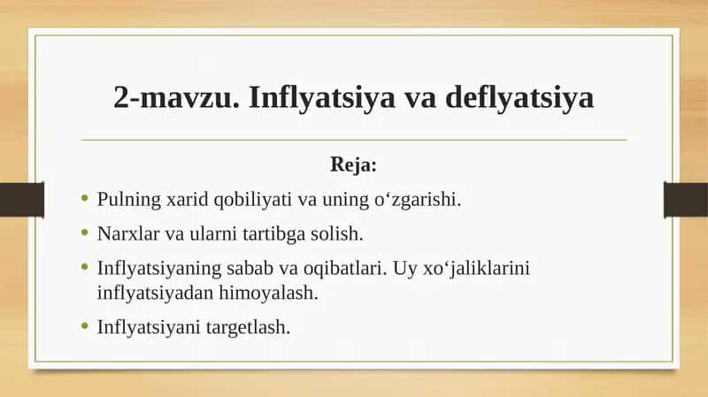 2-mavzu.Inflyatsiyavadeflyatsiya 1