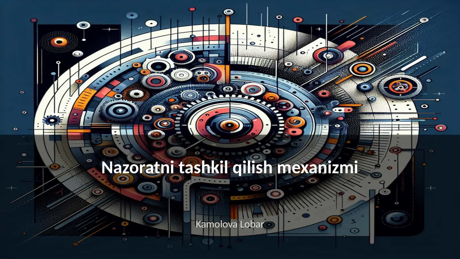 Nazoratni tashkil qilish mexanizmi 1