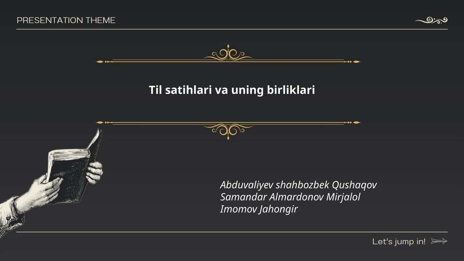 Tekislik tushunchasi 1