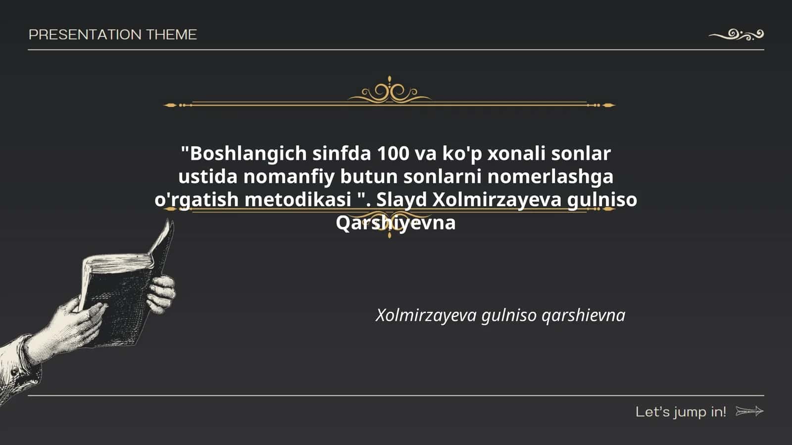 Nomanfiy butun sonlarni nomerlashga o'rgatish metodikasi 1