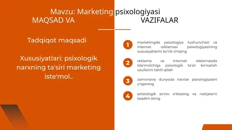Marketing psixologiyasi 1