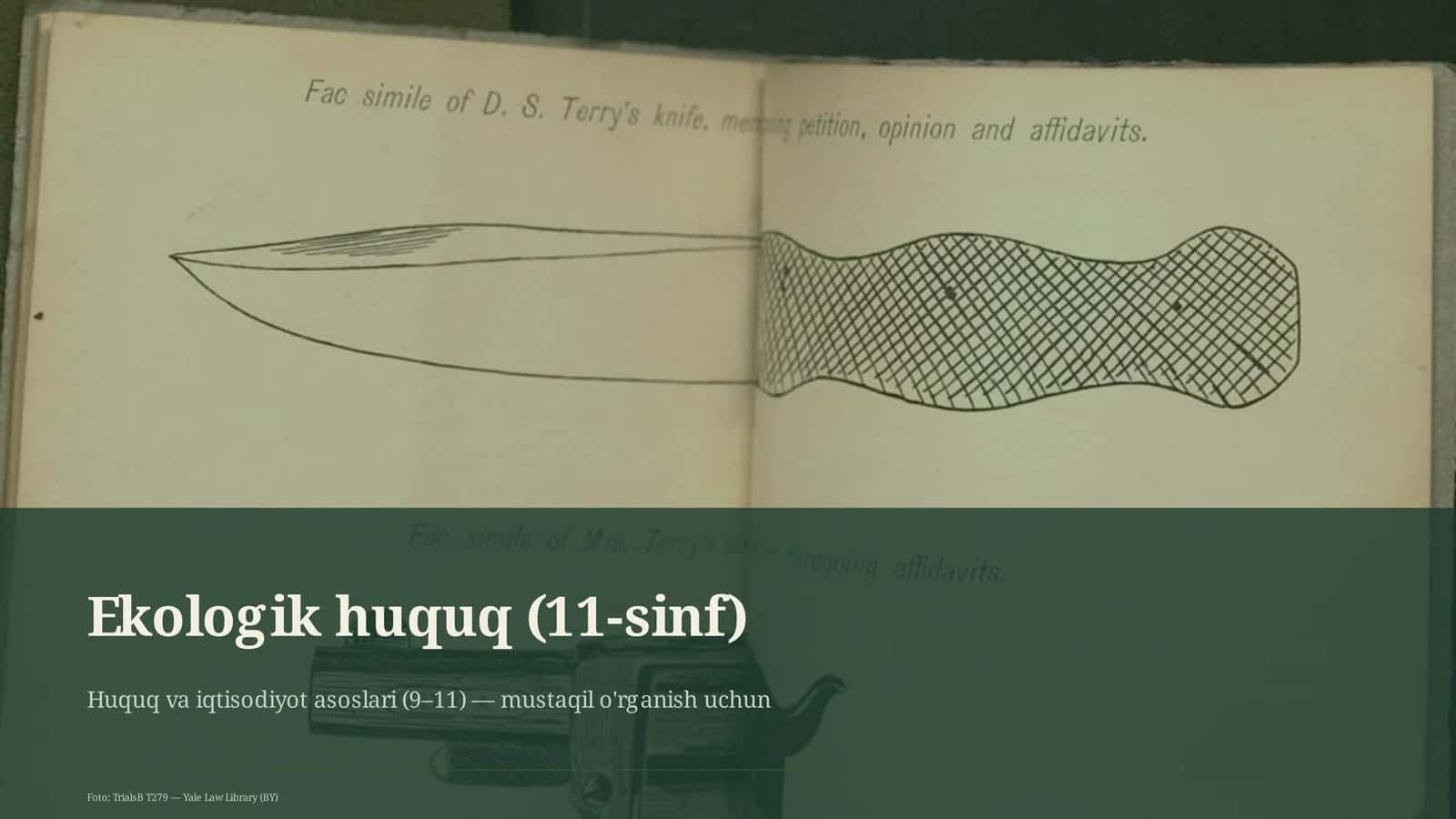 Ekologik huquq (11-sinf) 1