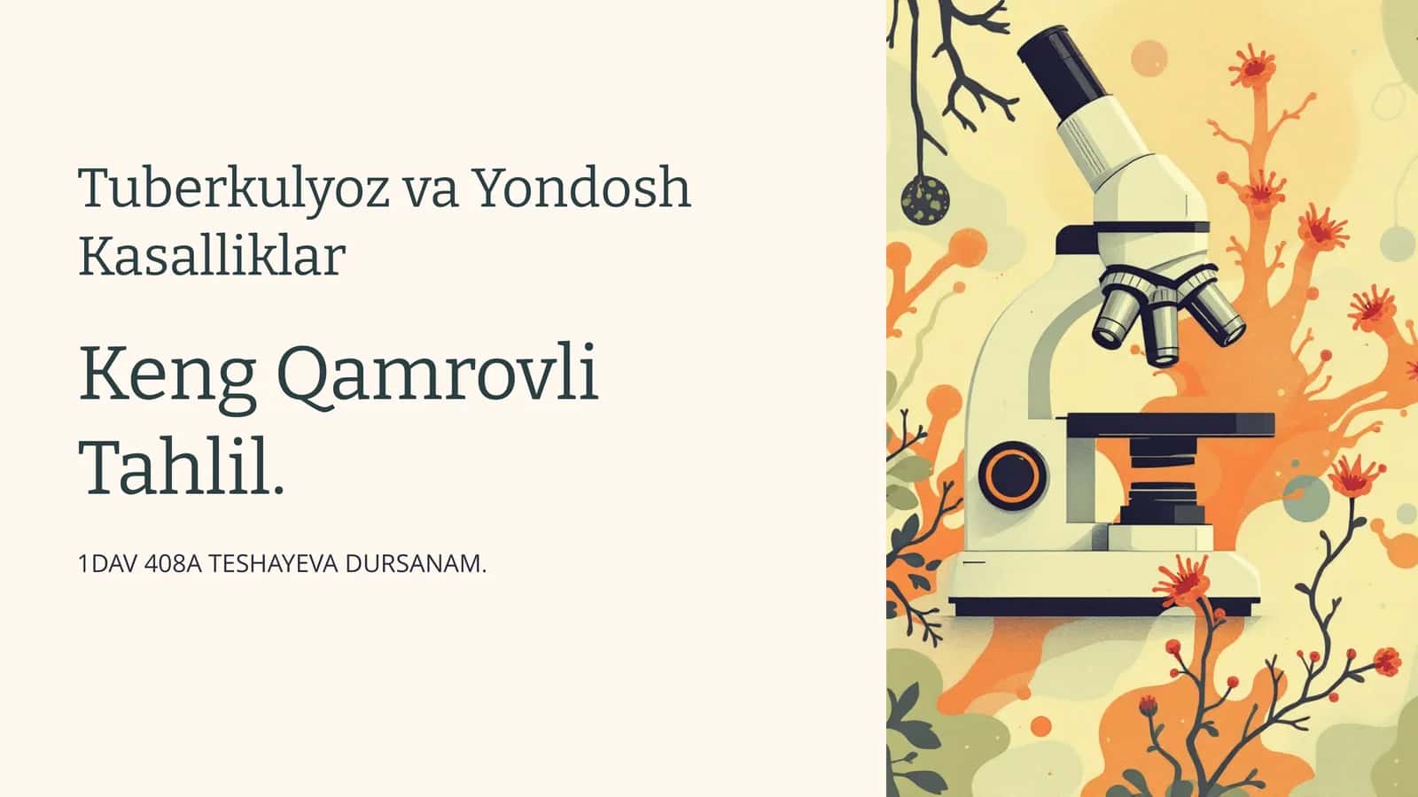 Tuberkulyoz va Yondosh Kasalliklar 1