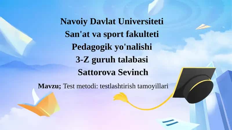 Test metodi 1