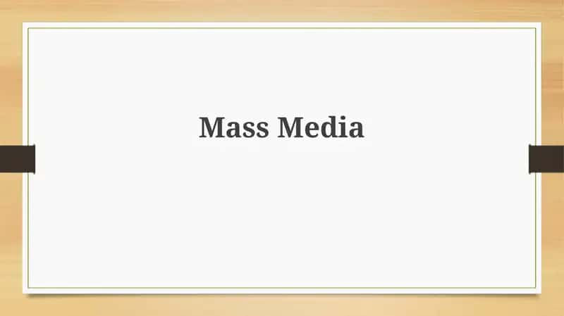 Mass Media 1