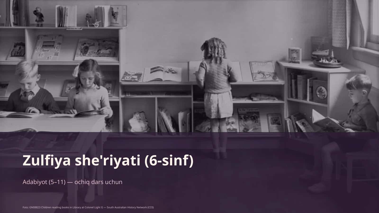 Zulfiya she'riyati (6-sinf) 1