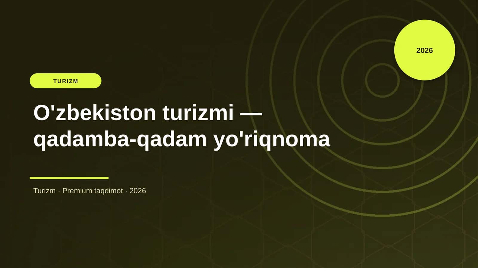 O'zbekiston turizmi — qadamba-qadam yo'riqnoma 1