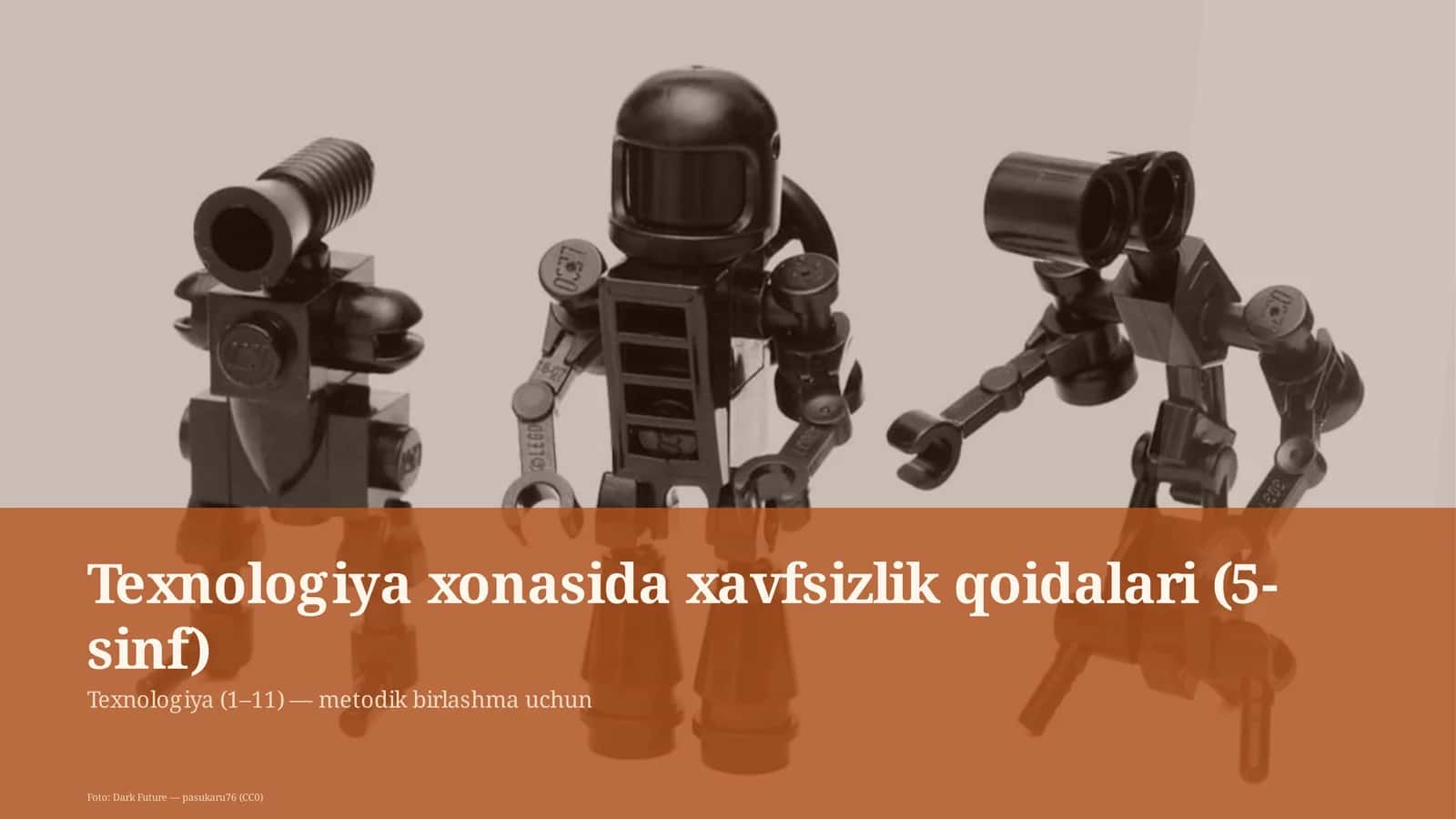 Texnologiya xonasida xavfsizlik qoidalari (5-sinf) 1