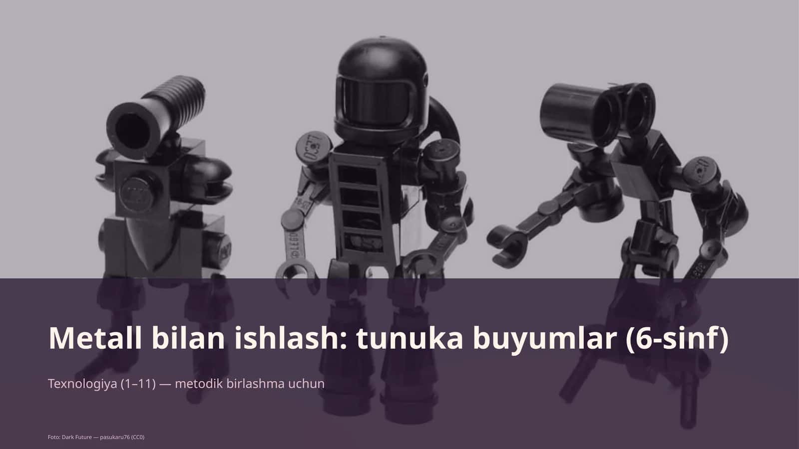 Metall bilan ishlash: tunuka buyumlar (6-sinf) 1