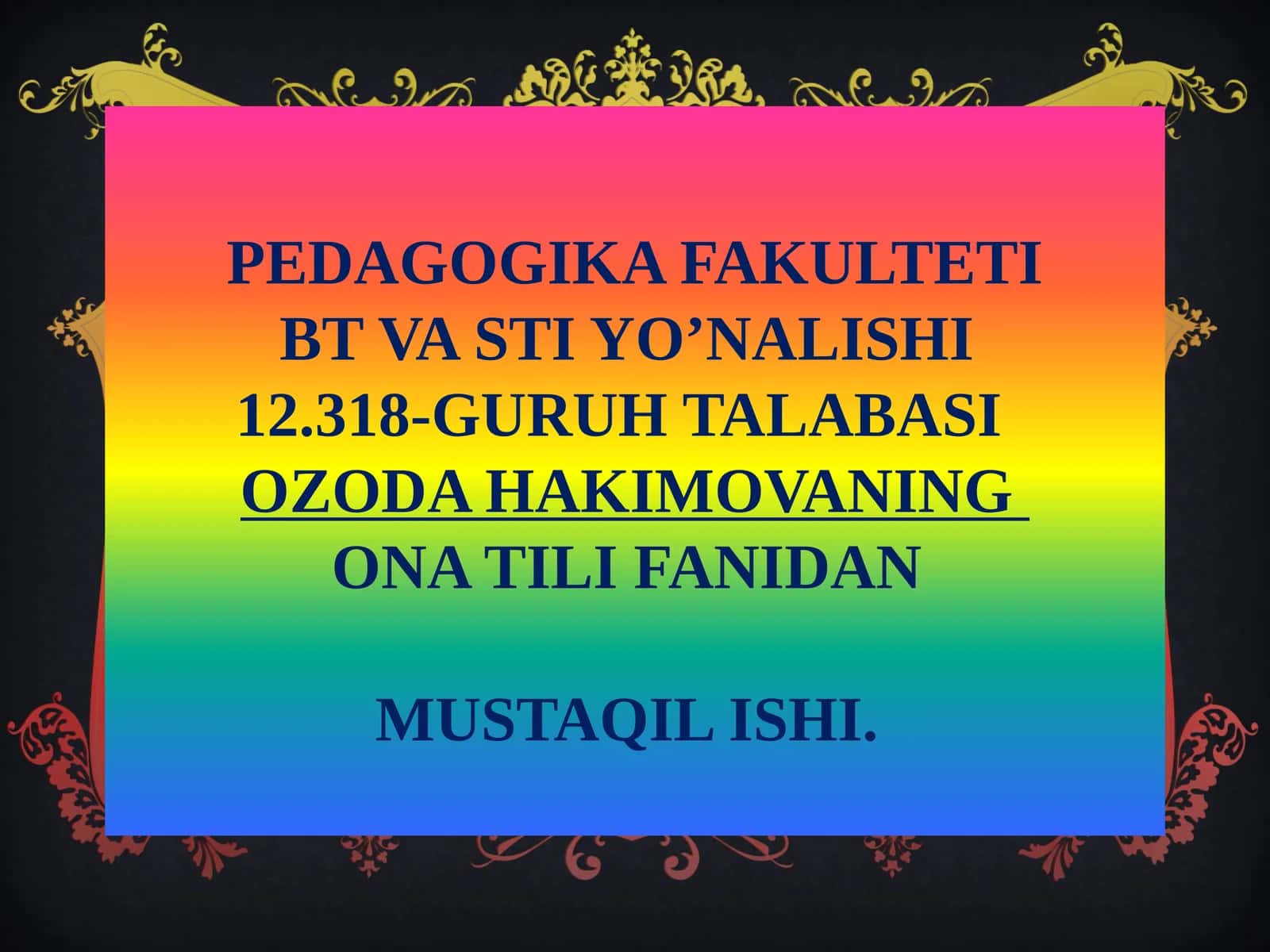 GAPNING IFODA MAQSADIGA KO’RA TURLARI 1