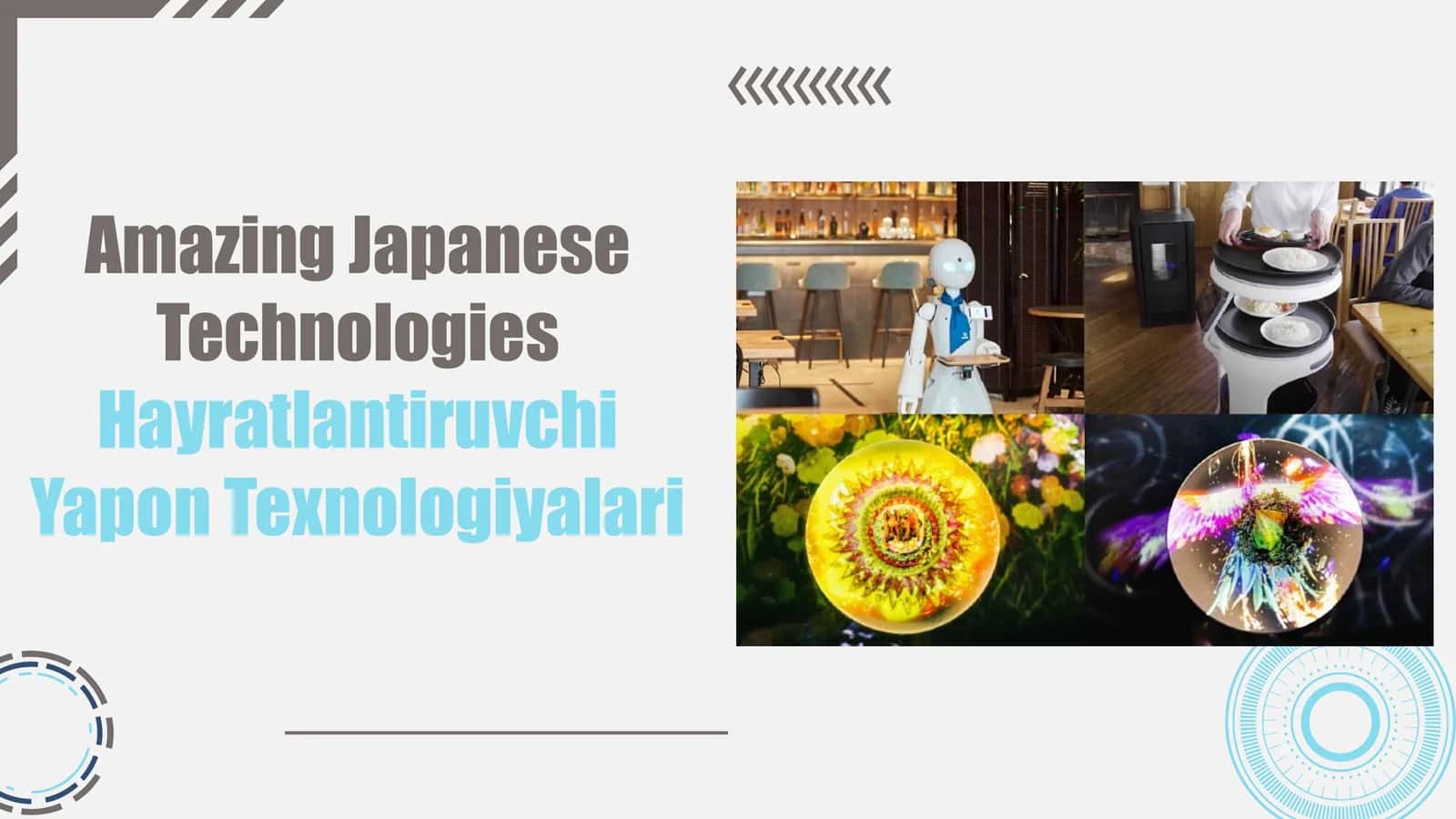 Amazing Japanese TechnologiesHayratlantiruvchi Yapon Texnologiyalari 1