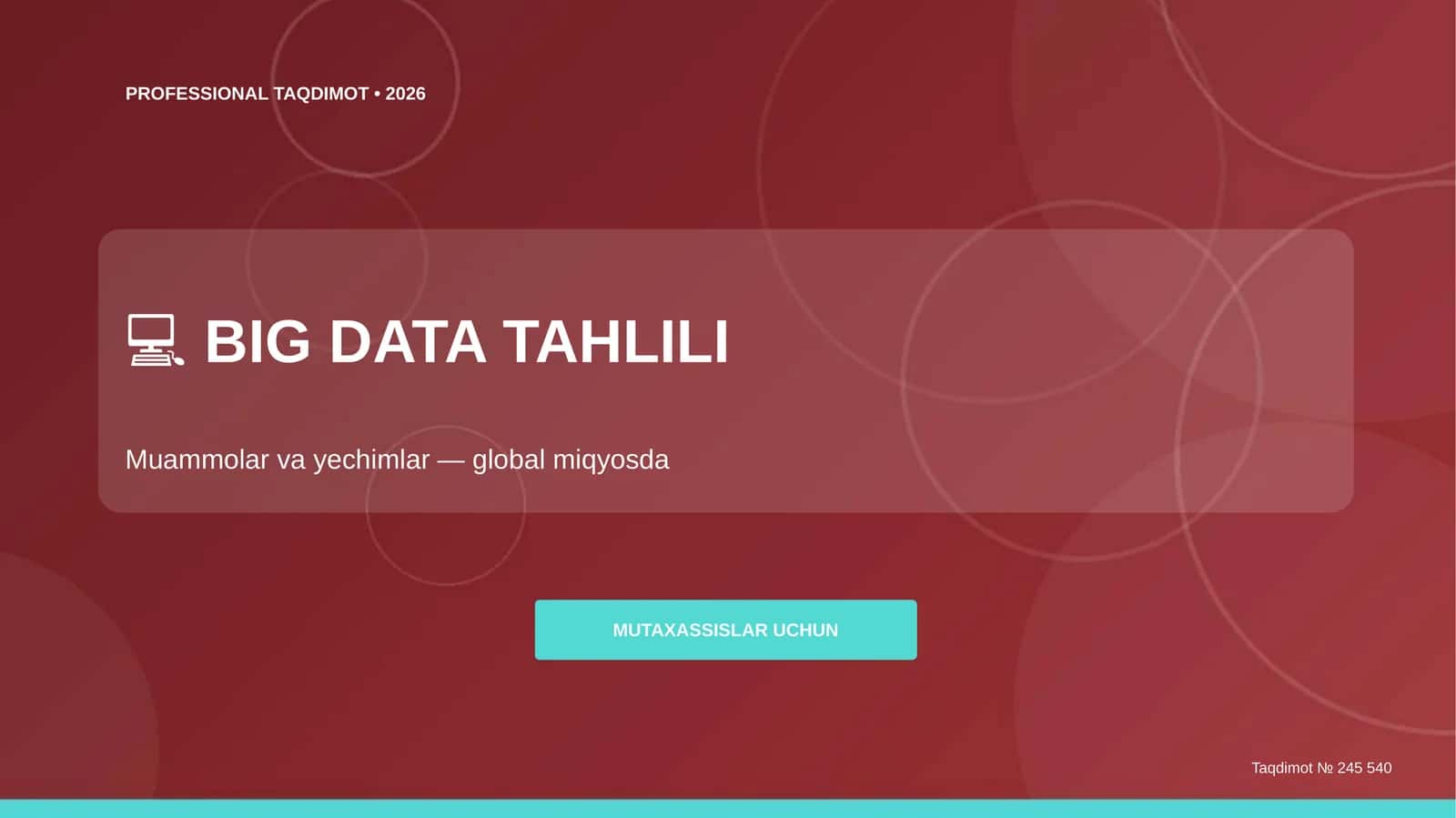 BIG DATA TAHLILI 1