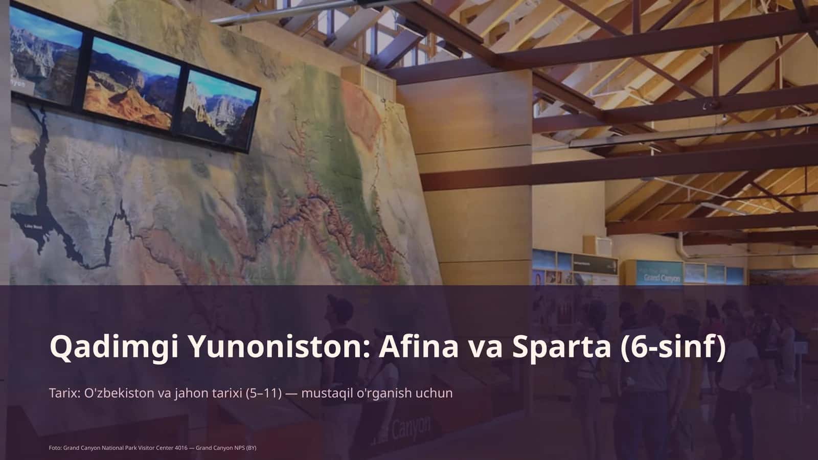 Qadimgi Yunoniston: Afina va Sparta (6-sinf) 1