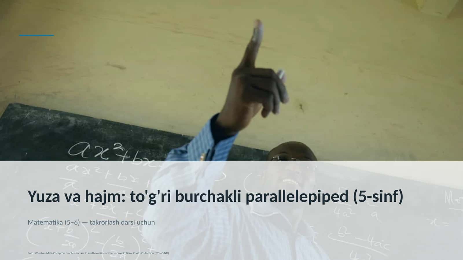 Matematika (5–6) — takrorlash darsi uchun 1