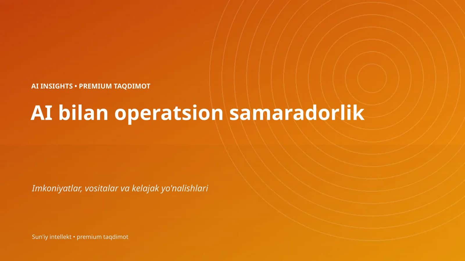 AI bilan operatsion samaradorlik 1