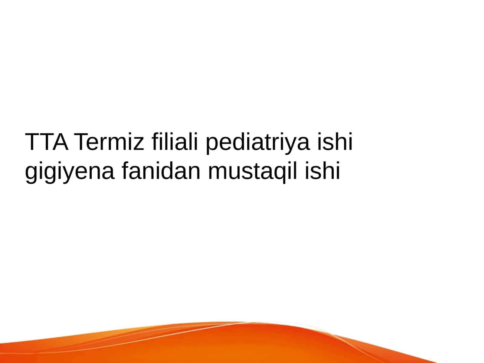 Tuproq gigiyenasi va uning ahamiyati 1